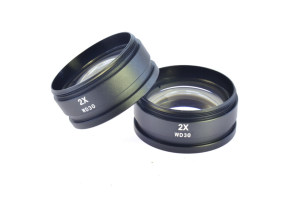 2X WD30mm Auxiliary Objective Lens for Stereo Microscope Accessory Fitting Components Microscope Objective Lens